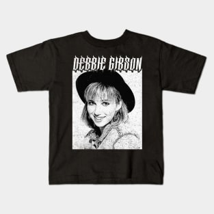 Debbie Gibson †† retro 80s Aesthetic Design Kids T-Shirt